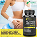 Suplementos probióticos e prebióticos - promove a saúde imunológica e digestiva para homens e mulheres, aumentar o metabolismo, saúde intestinal
