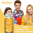 Cápsulas de vitamina C - 2.000 mg, promovem a produção de colágeno, apoiam a pele e a saúde imunológica, poderoso antioxidante, 120 cápsulas