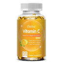 Cápsulas de vitamina C - 2.000 mg, promovem a produção de colágeno, apoiam a pele e a saúde imunológica, poderoso antioxidante, 120 cápsulas